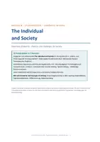 Vorschau - Unterrichtsreihen - The Individual and Society - Unterrichtsreihe zum Abitur - Seite 1