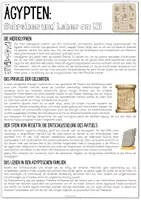Vorschau - Unterrichtsreihen - Hieroglyphen & Alltag: Schreiben und Leben am Nil - Seite 1