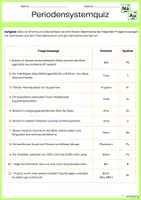 Vorschau - Quiz - Periodensystem Quiz - Seite 1