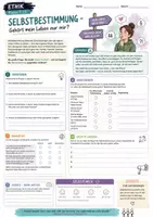 Vorschau - Unterrichtsreihen - Vertretung Ethik Klasse 9-10 | 10 fertige Arbeitsblätter - Seite 2