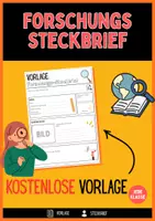 Vorschau - Poster - Der universelle Forschungs-Steckbrief: Allrounder-Vorlage für Tiere & Natur - Deckblatt