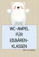 Vorschau - Poster - Eisbärenklasse: Anfangsunterricht Toilettenampel Management - Deckblatt