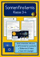 Vorschau - Arbeitsblätter - Sonnenfinsternis - Deckblatt