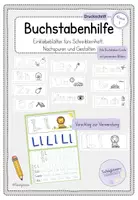 Vorschau - Arbeitsblätter - Buchstabeneinführung: Anlautbilder Buchstabenhilfe Schreiblernheft - Deckblatt