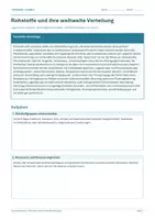 Vorschau - Arbeitsblätter - Arbeitsblatt Erdkunde Klasse 9 – Rohstoffe und ihre weltweite Verteilung - Deckblatt