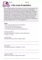 Vorschau - Stundenentwürfe - Lesetraining Autos | Leseverständnis Klasse 3 - Seite 3
