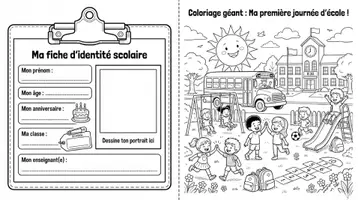 Aperçu - Jeux - Activités de rentrée scolaire première semaine Tout sur moi - Page 2