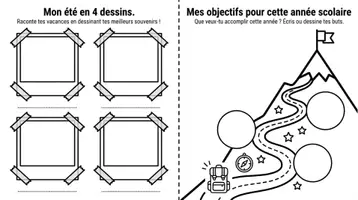 Aperçu - Jeux - Activités de rentrée scolaire première semaine Tout sur moi - Page 3