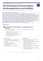 Vorschau - Unterrichtsreihen - Berufliche Kommunikation Unterrichtsmaterial – Kundengespräche, Konfliktlösung & Kommunikation | WiSo & Recht | Berufsschule & Berufskolleg - Seite 1
