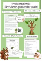 Vorschau - Stundenentwürfe - Wachsendes Materialpaket - Der Wald - Seite 1