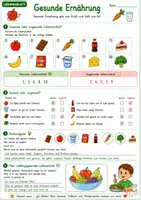 Vorschau - Arbeitsblätter - Gesunde Ernährung – Gesund oder ungesund? - Seite 2
