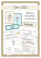 Vorschau - Arbeitsblätter - Die LED - Deckblatt