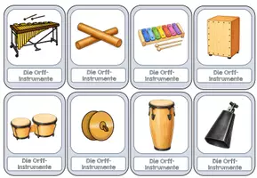 Vorschau - Mal- und Bastelvorlagen - Orff Instrumente Spiel Klasse 3-4 - Seite 2