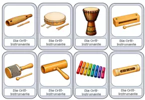 Vorschau - Mal- und Bastelvorlagen - Orff Instrumente Spiel Klasse 3-4 - Seite 3