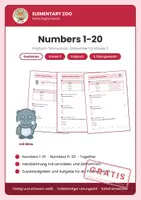 Vorschau - Arbeitsblätter - Numbers 1-20 – Englisch Kl. 3 - Deckblatt