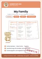 Vorschau - Arbeitsblätter - My Family – Englisch Kl. 3 - Deckblatt