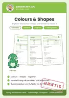 Vorschau - Arbeitsblätter - Colours & Shapes – Englisch Kl. 3 - Deckblatt