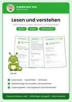 Vorschau - Arbeitsblätter - Deutsch Kl. 2: Lesen und verstehen – Lesetraining - Deckblatt