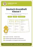 Vorschau - Arbeitsblätter - Grundheft Deutsch - Kl. 1 - Deckblatt