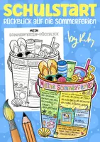 Vorschau - Arbeitsblätter - Rückblick auf die Sommerferien - Doodle Steckbrief zum Schulstart - Deckblatt