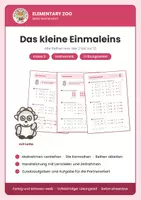 Vorschau - Arbeitsblätter - Kleines Einmaleins – Kl. 2 | Mathematik - Deckblatt