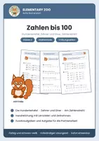 Vorschau - Arbeitsblätter - Zahlenraum bis 100 – Kl. 2 | Mathematik - Deckblatt