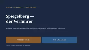 Vorschau - Stundenentwürfe - Friedrich Schiller: Die Räuber – Szenenanalyse & Unterricht | Oberstufen-Paket - Seite 2
