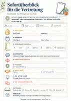Vorschau - Lehrpläne/Lehrermaterial - Übergabe- und Vertretungsmappe für Klassenleitungen – Grundschule & Sek I · 14 Organizer-Seiten - Seite 2