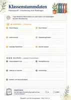 Vorschau - Lehrpläne/Lehrermaterial - Übergabe- und Vertretungsmappe für Klassenleitungen – Grundschule & Sek I · 14 Organizer-Seiten - Seite 3