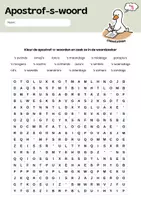 Voorbeeld - Woordzoeker: Spelling categorieën groep 5 ✏️ - Pagina 3