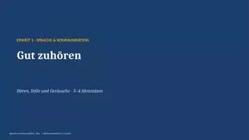 Vorschau - Unterrichtsreihen - Zuhören & Gespräch – Miteinander sprechen | Sprache & Kommunikation | Kita (3–6 Jahre) - Seite 3