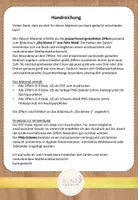 Vorschau - Bildkarten - Die kleine Eins - Ziffern in proportionaler Größe - Seite 1