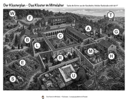 Vorschau - Arbeitsblätter - Das Kloster im Mittelalter – Lesespurgeschichte mit Rätselaufgaben (Klasse 6) - Seite 3
