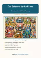 Vorschau - Arbeitsblätter - Das Geheimnis der fünf Sinne – Lesespurgeschichte mit Rätselaufgaben (Klasse 5) - Seite 1