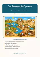 Vorschau - Arbeitsblätter - Das Geheimnis der Pyramide (Ägypten) – Lesespurgeschichte mit Rätselaufgaben (Klasse 5) - Seite 1