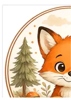 Vorschau - Poster - Willkommensposter Klassentier Fuchs - Deckblatt