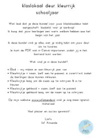 Voorbeeld - Deur klaslokaal - wij maken er een kleurrijk jaar van - Pagina 2