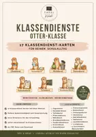 Vorschau - Poster - Klassendienstkarten Otter-Klasse | 17 Klassendienste - Deckblatt