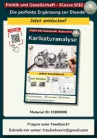 Vorschau - Arbeitsblätter - Karikaturanalyse | Schritt-für-Schritt-Hilfestellung - Seite 2