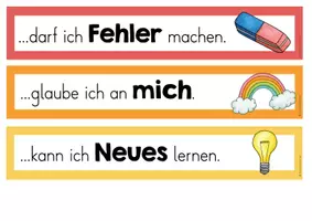 Vorschau - Arbeitsblätter - Affirmationen zum Schuljahresanfang | Klassenzimmerdeko „In diesem Schuljahr…“ | Grundschule - Seite 2