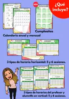 Vista previa - Evaluación - Agenda del profesor comic 26-27 - página 1