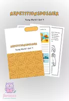 Vorschau - Arbeitsblätter - Materialpaket - Repetitionsdossier - Young World 1 - Unit 1 - 6 - Seite 1