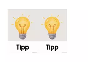 Vorschau - Poster - Tipp-Karten Aufsteller | beige & blau - Seite 3