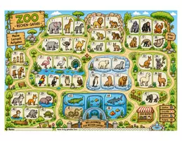 Vorschau - Unterrichtsreihen - Sommer - Rechenkartei Klasse 3 – Mathe Freiarbeit & Wiederholung | Zoo-Rechen-Safari - Seite 1