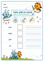 Voorbeeld - Lees, plak en schrijf - Anker 4 - Voorblad