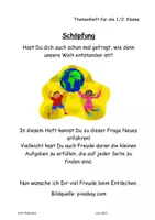Vorschau - Arbeitsblätter - Themenheft "Schöpfung" (A5) - Seite 1