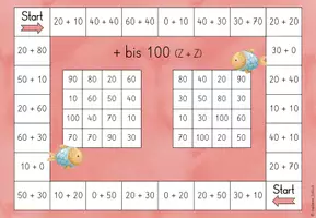 Vorschau - Spiele - Bingo - Addition und Subtraktion bis 100 (60 Felder) - Seite 2