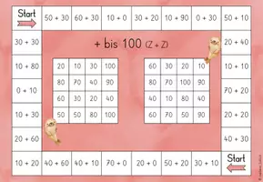 Vorschau - Spiele - Bingo - Addition und Subtraktion bis 100 (60 Felder) - Seite 3