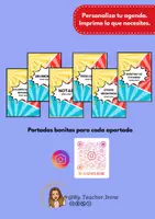 Vista previa - Evaluación - Agenda del profesor comic 26-27 - Portada