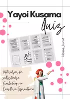 Vorschau - Arbeitsblätter - Materialpaket * Yayoi Kusama * Merkheft + Legekreis + Quiz - Seite 1
